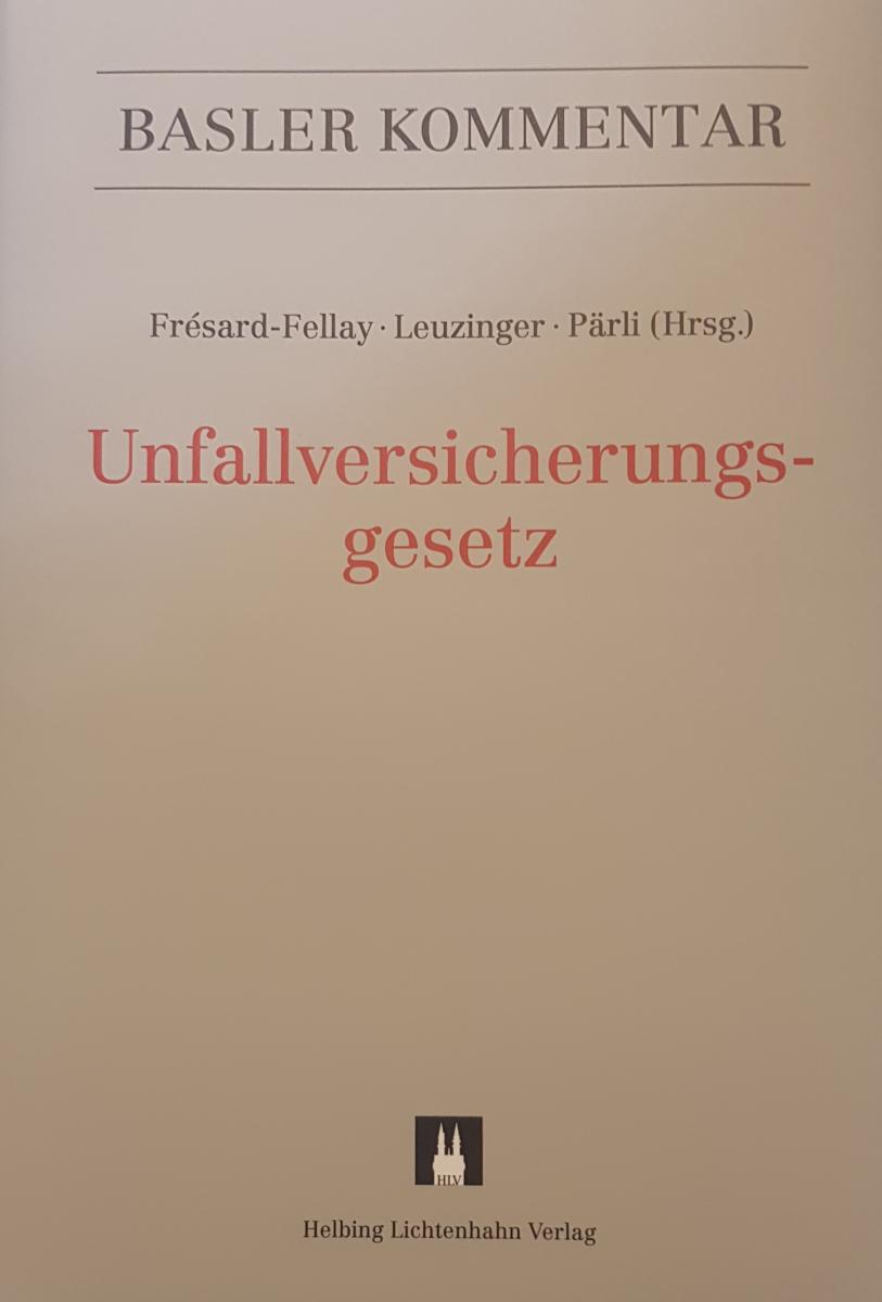 Der neue UVG Basler Kommentar
